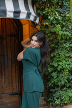 Emerald Green Back Ribbon