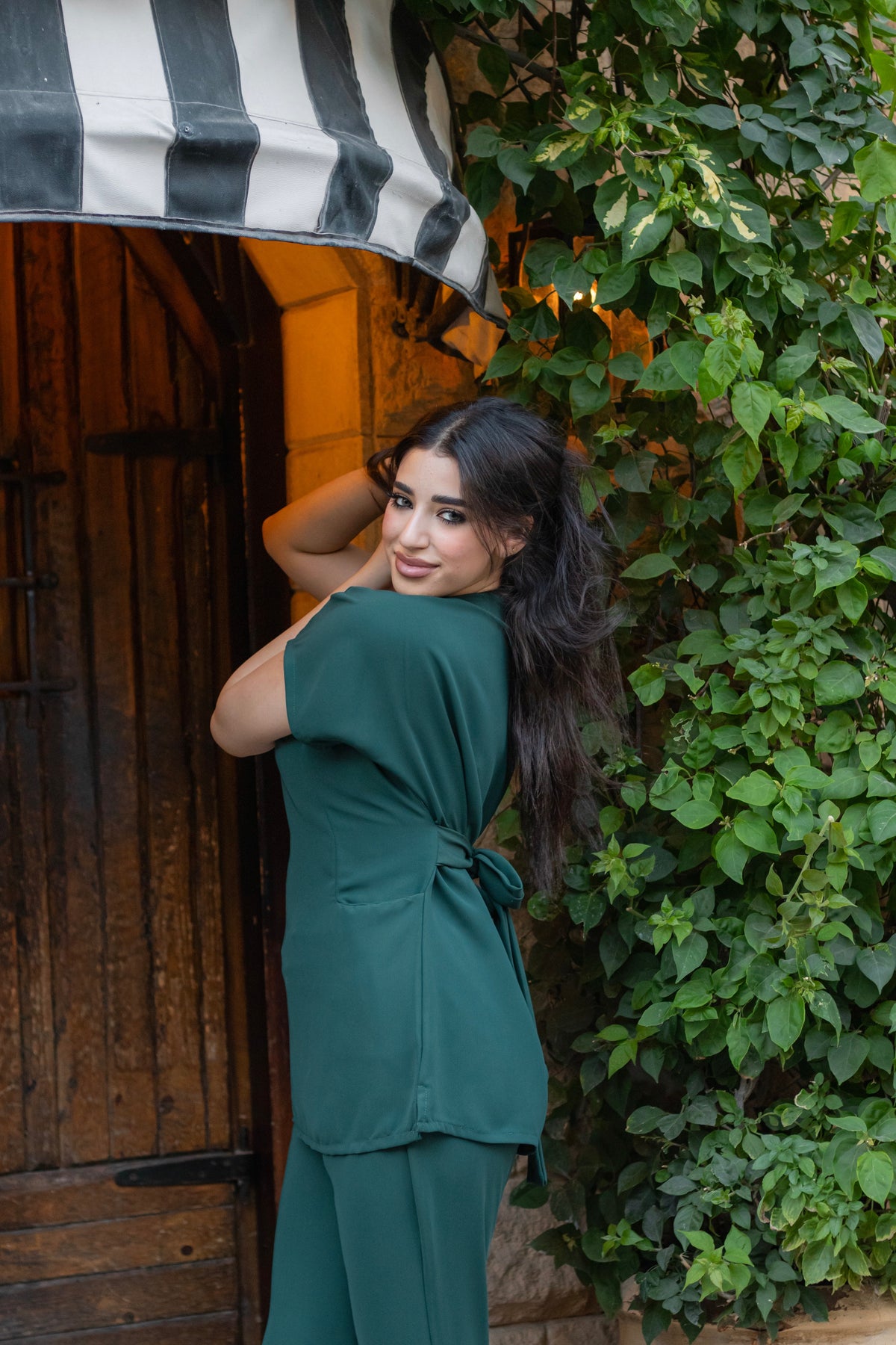 Emerald Green Back Ribbon
