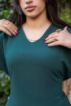 Emerald Green Back Ribbon