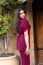 Burgundy Back Ribbon
