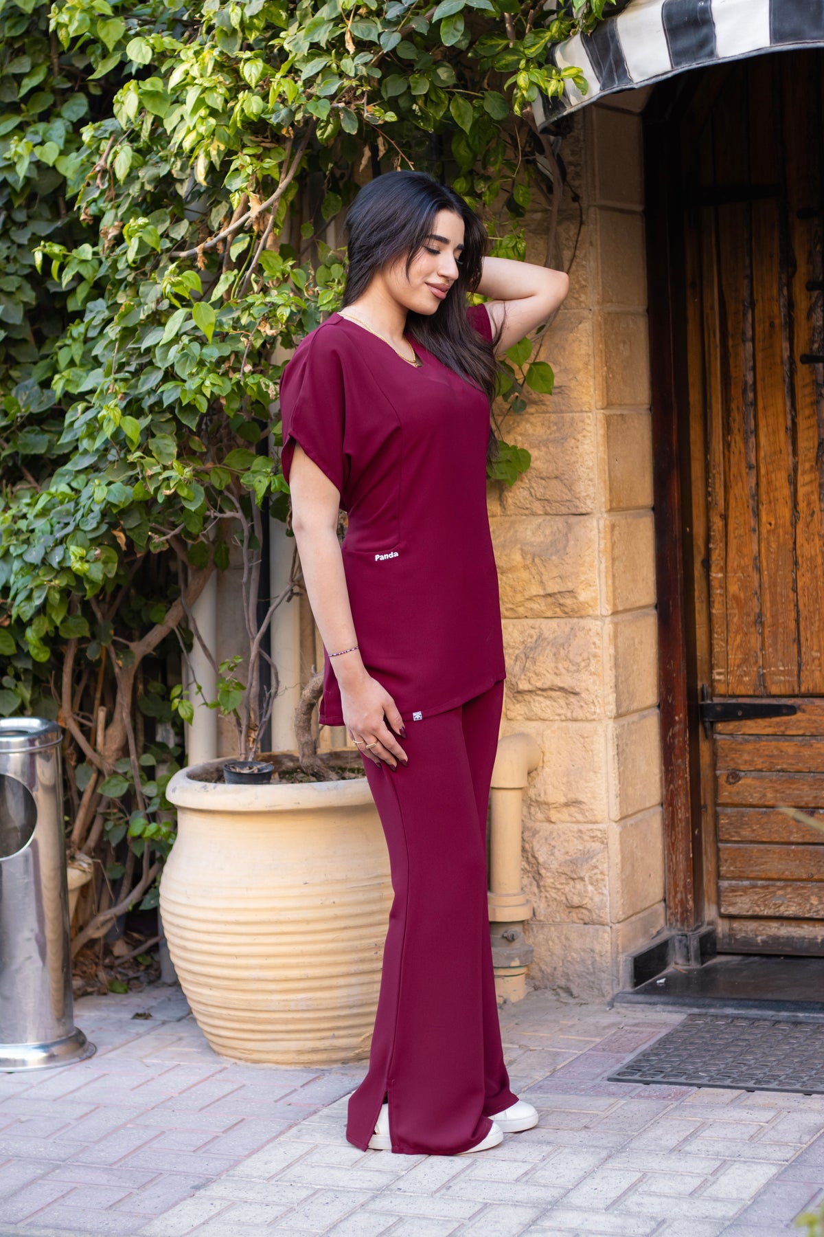 Burgundy Back Ribbon