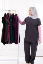 Dark Gray Half Collar