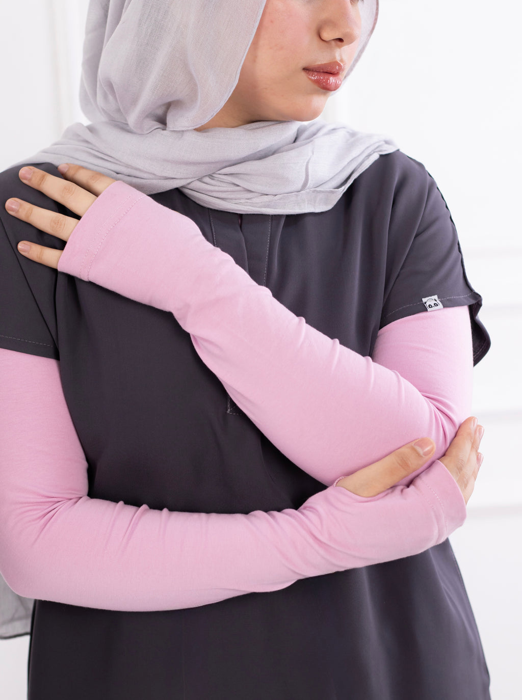 Dark Gray Half Collar