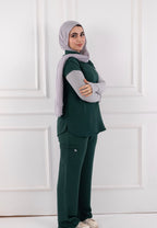 Emerald Green Half Collar