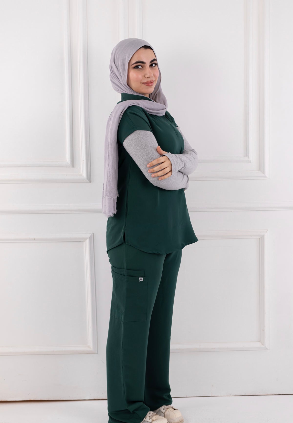 Emerald Green Half Collar