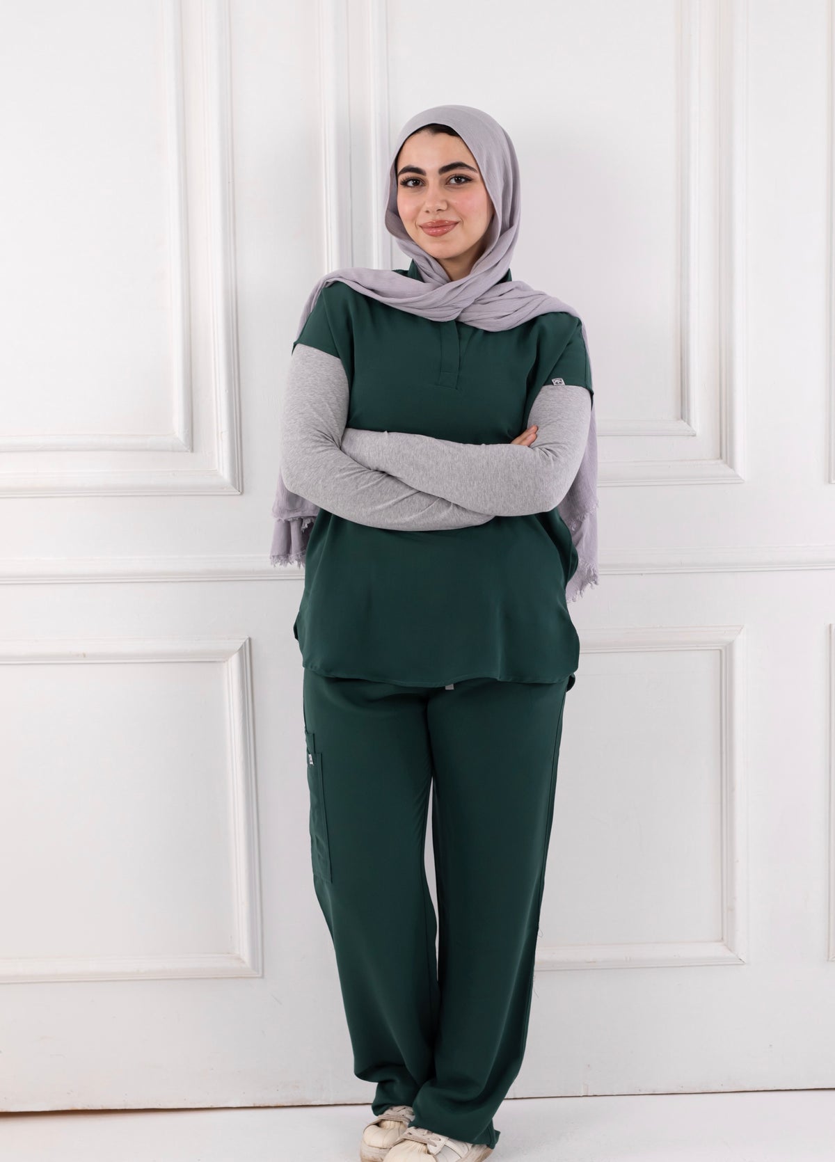 Emerald Green Half Collar