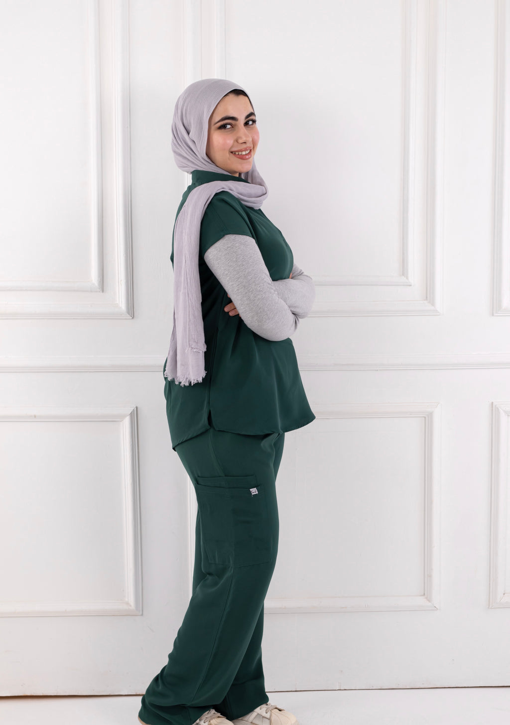 Emerald Green Half Collar