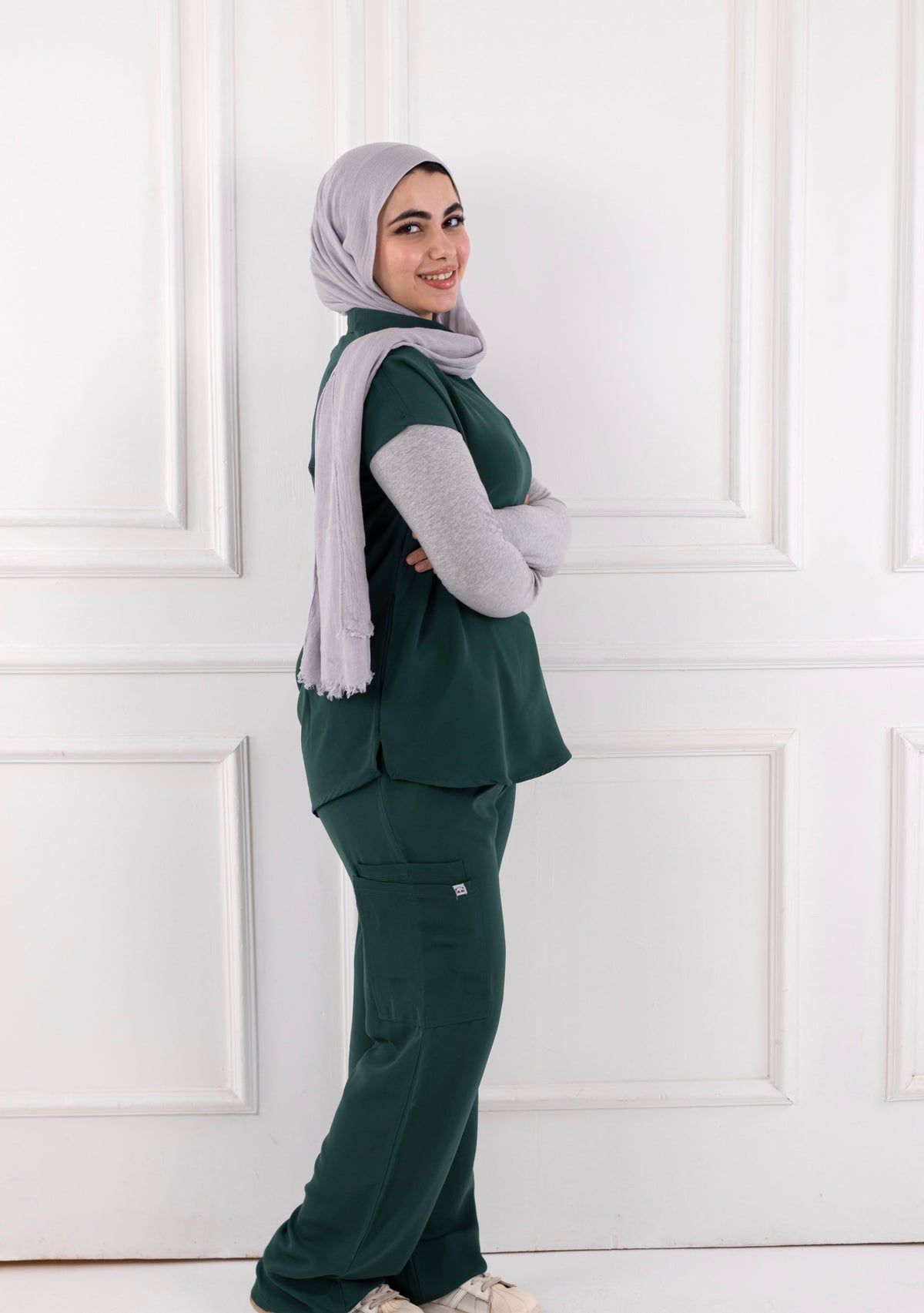 Emerald Green Half Collar