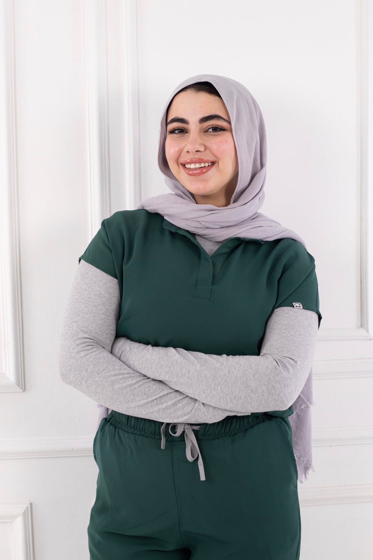 Emerald Green Half Collar