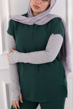 Emerald Green Half Collar