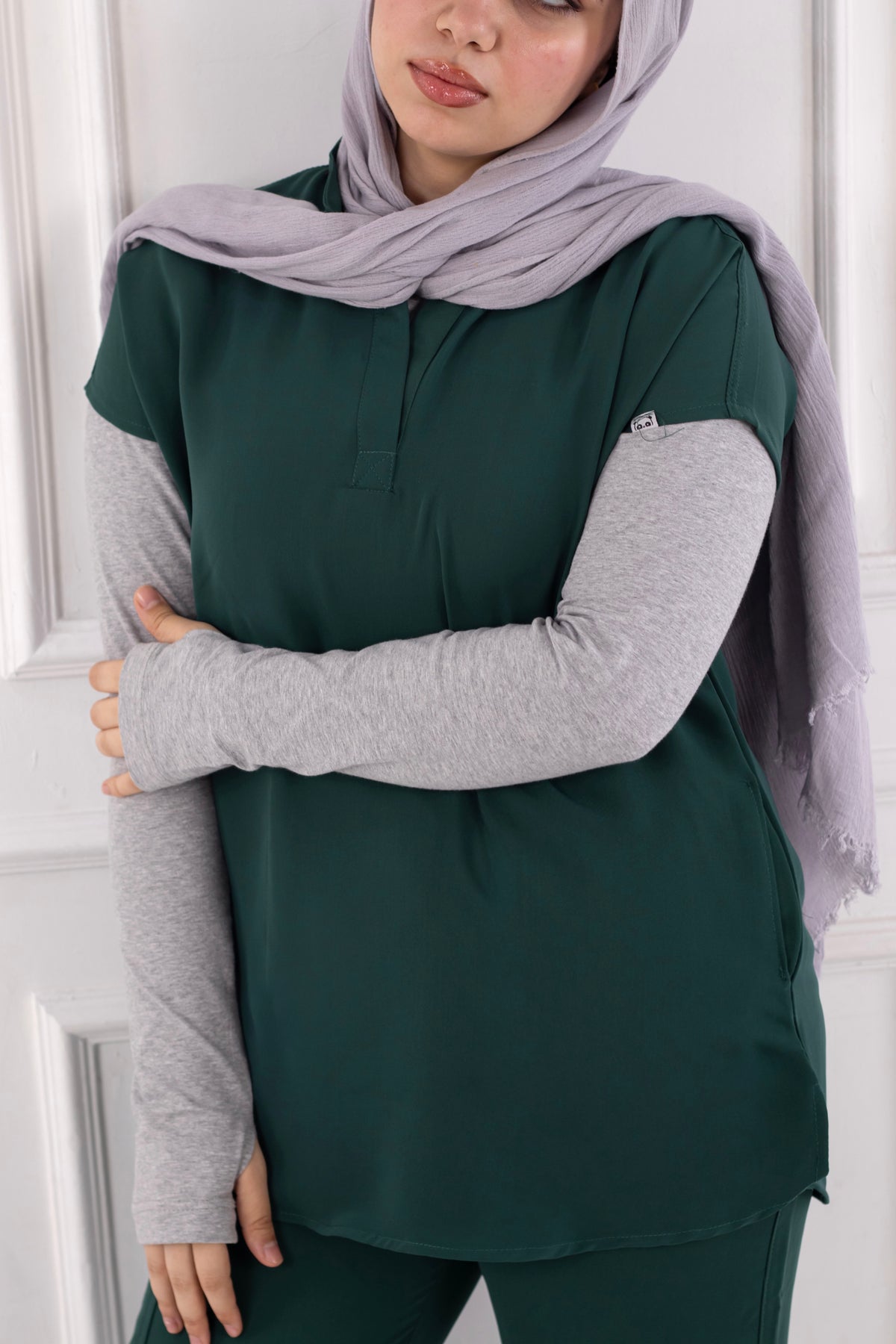 Emerald Green Half Collar