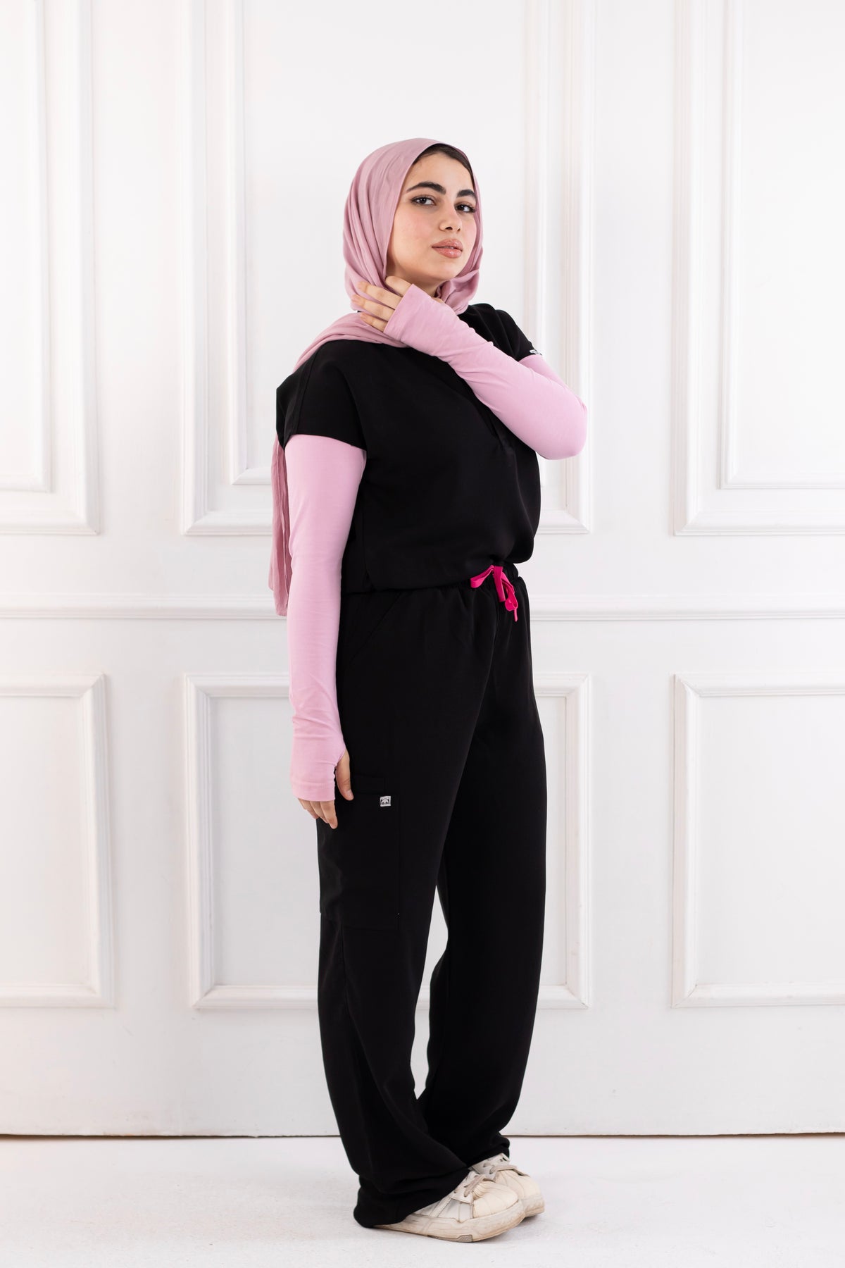 Black Half Collar