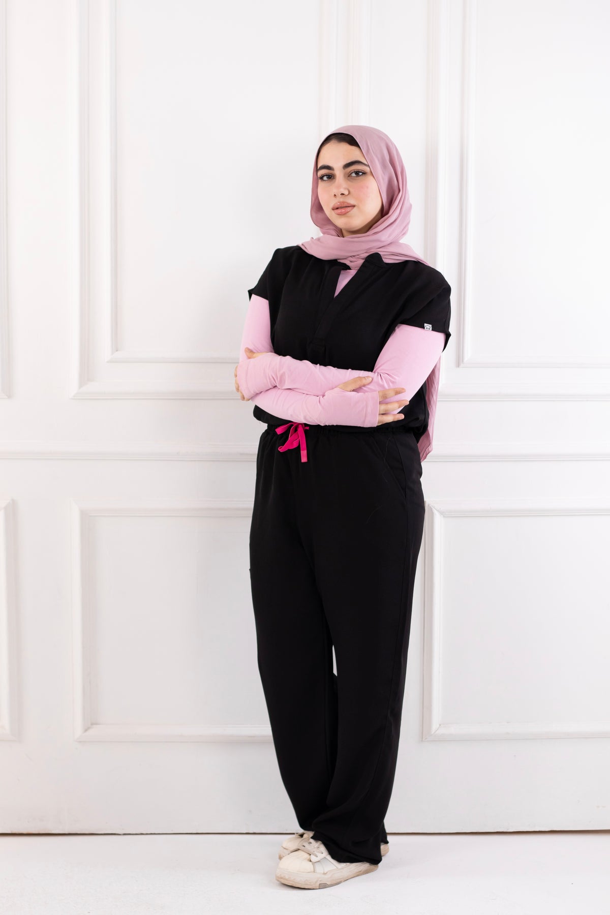 Black Half Collar