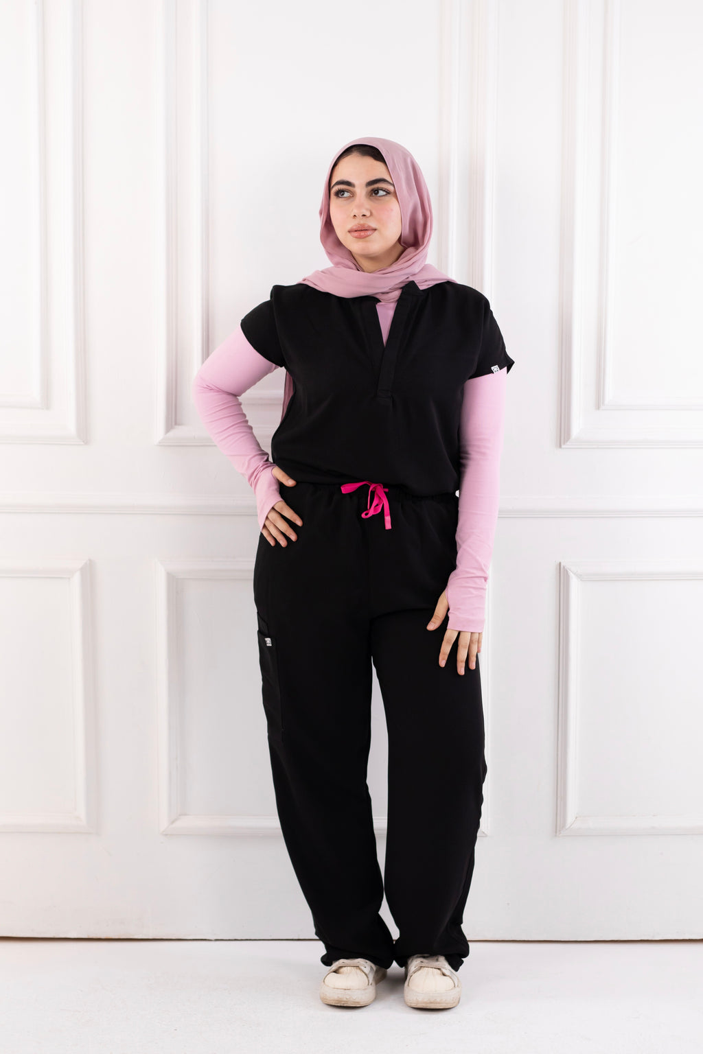 Black Half Collar