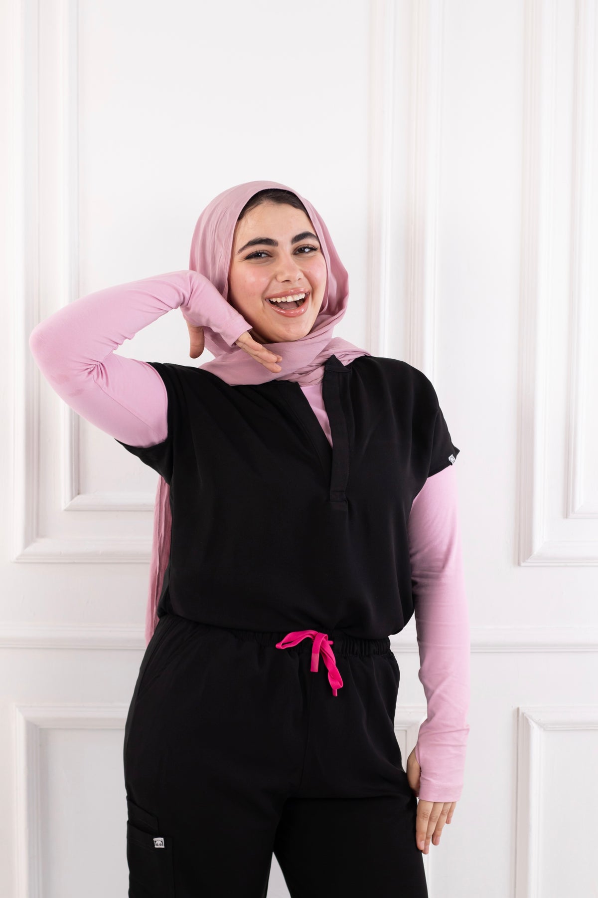 Black Half Collar