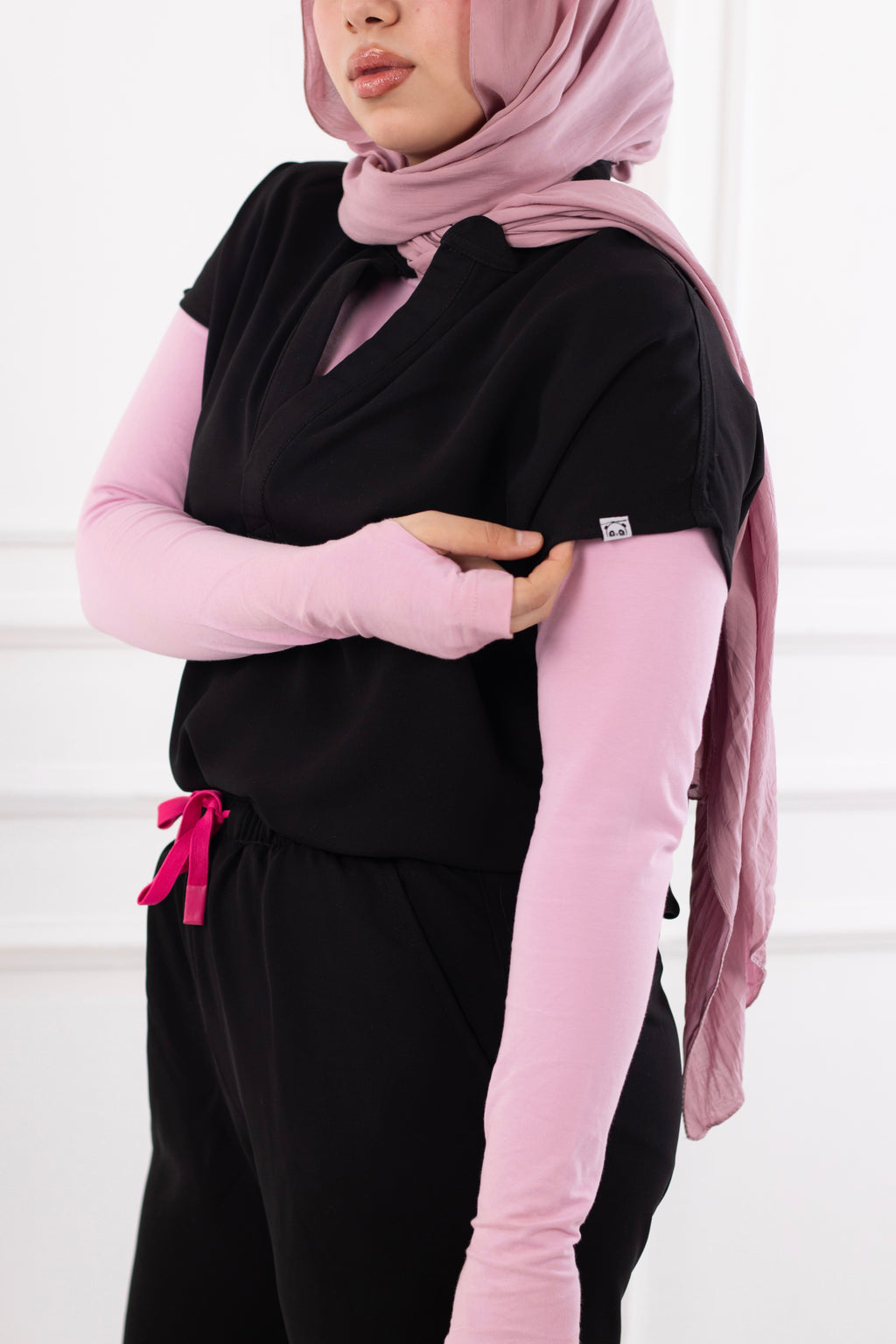 Black Half Collar