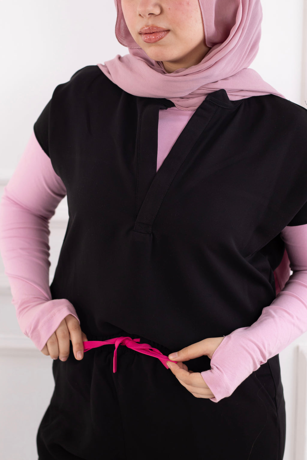 Black Half Collar
