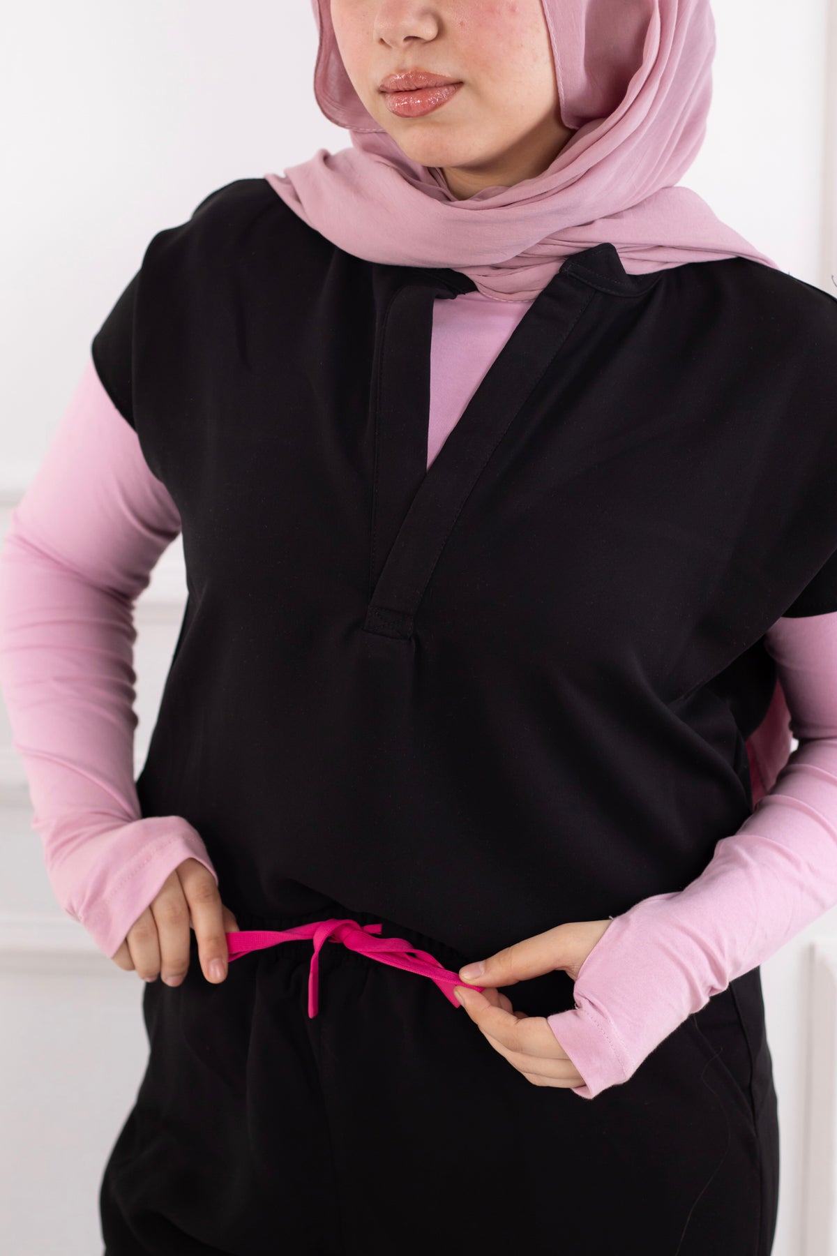 Black Half Collar