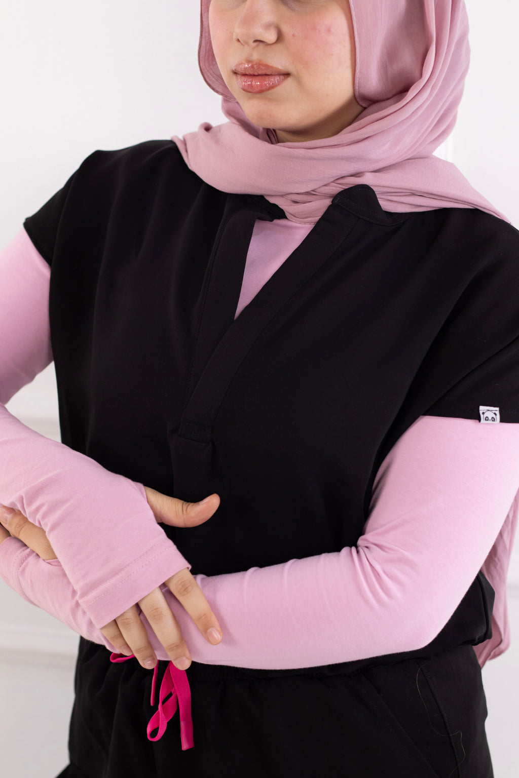 Black Half Collar