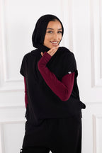 Burgundy Basic Top