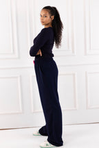 Navy Blue Basic Top