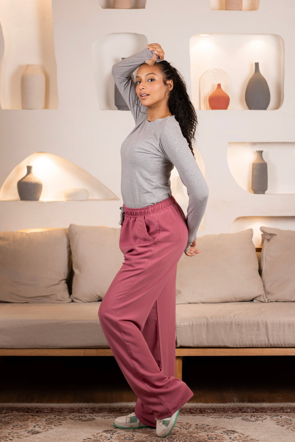Gray Basic Top