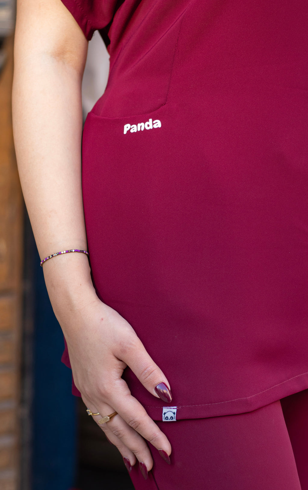 Burgundy Back Ribbon