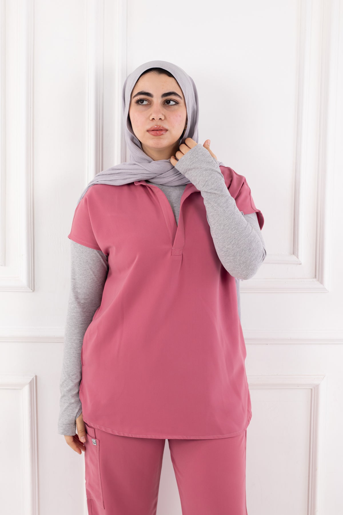 Blush Pink Half Collar