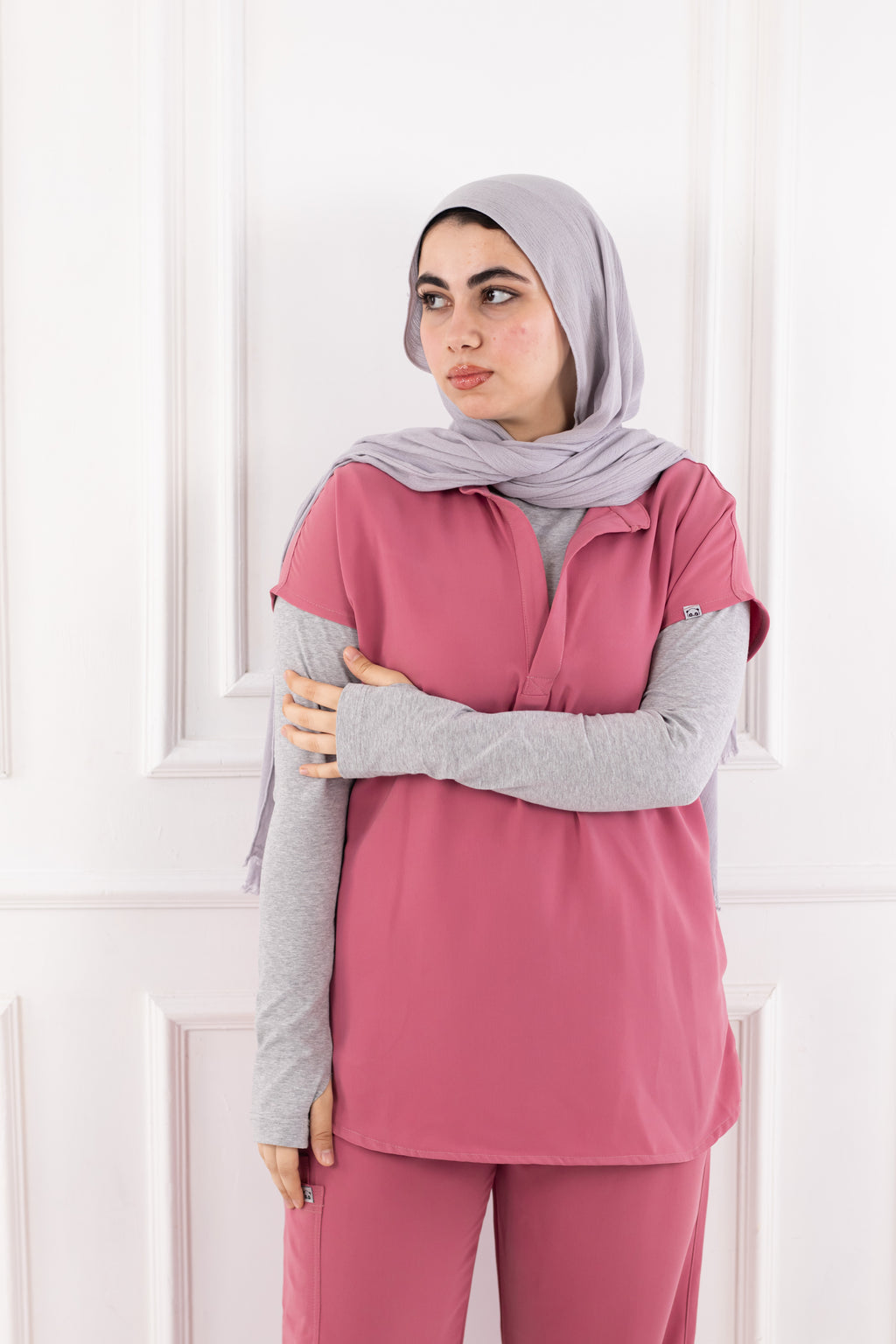 Blush Pink Half Collar