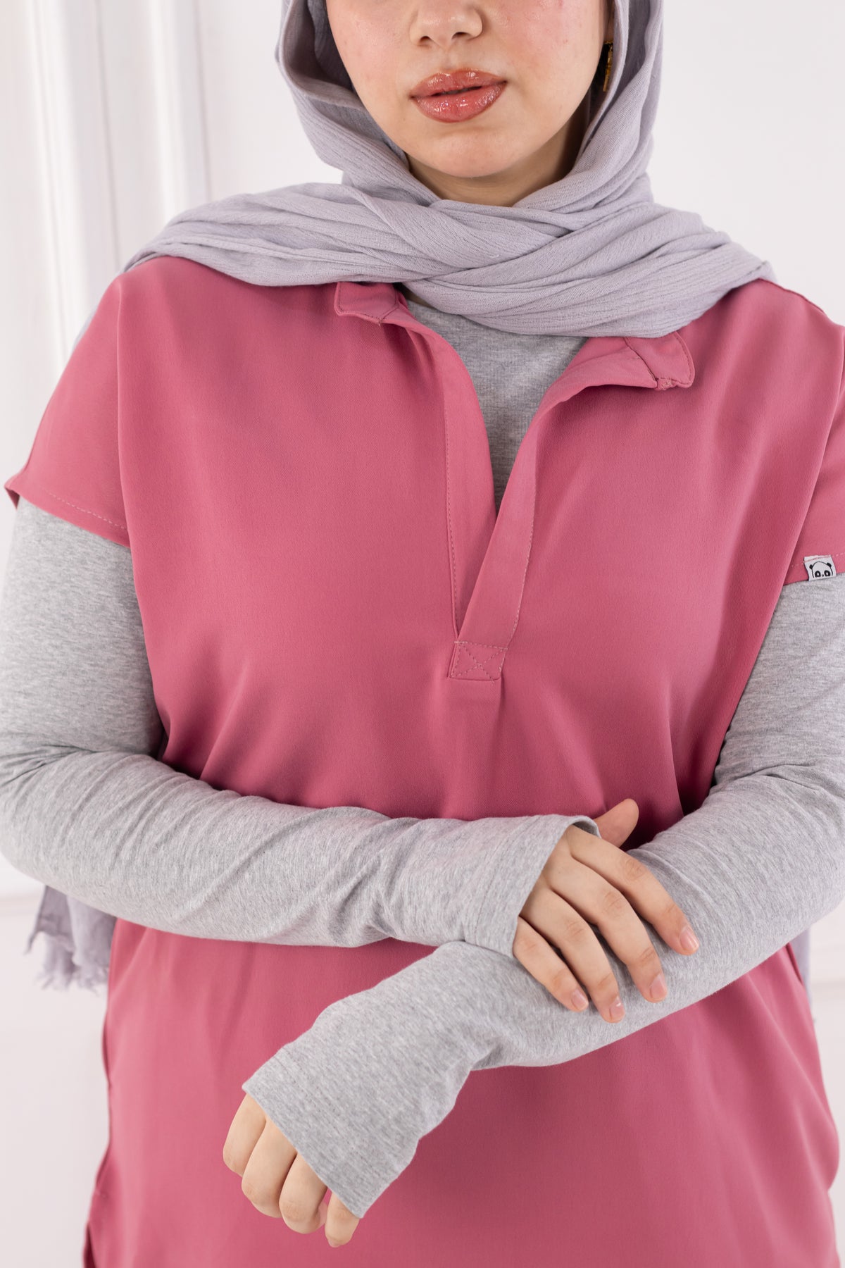Blush Pink Half Collar